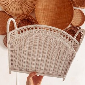 Wicker Magazine Holder